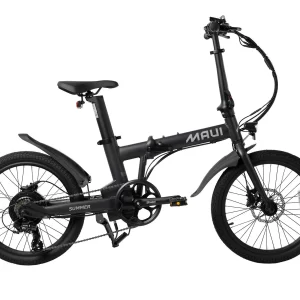 Summer ELECTRIC LIGHTWEIGHT FOLDING BIKE – BLACK