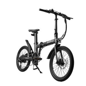 Summer ELECTRIC LIGHTWEIGHT FOLDING BIKE – BLACK