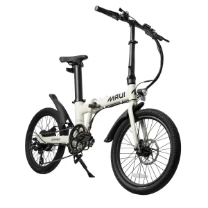 Summer ELECTRIC LIGHTWEIGHT FOLDING BIKE – WHITE